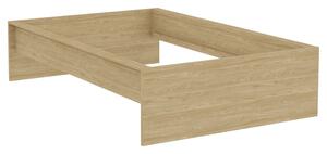 Bettrahmen Unit 120 in Eichefarben