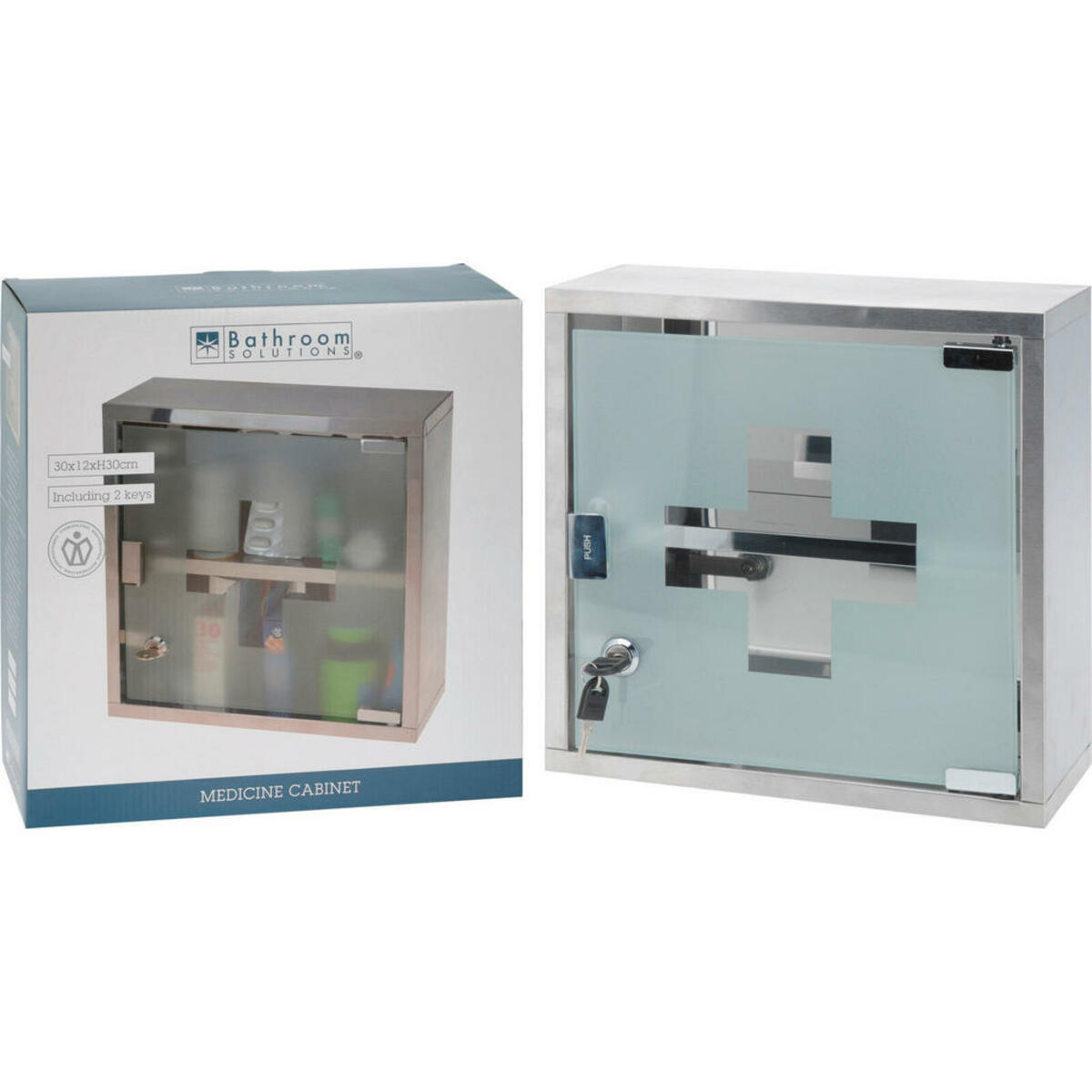 Bild 1 von XXXLutz MEDIZINSCHRANK Silber