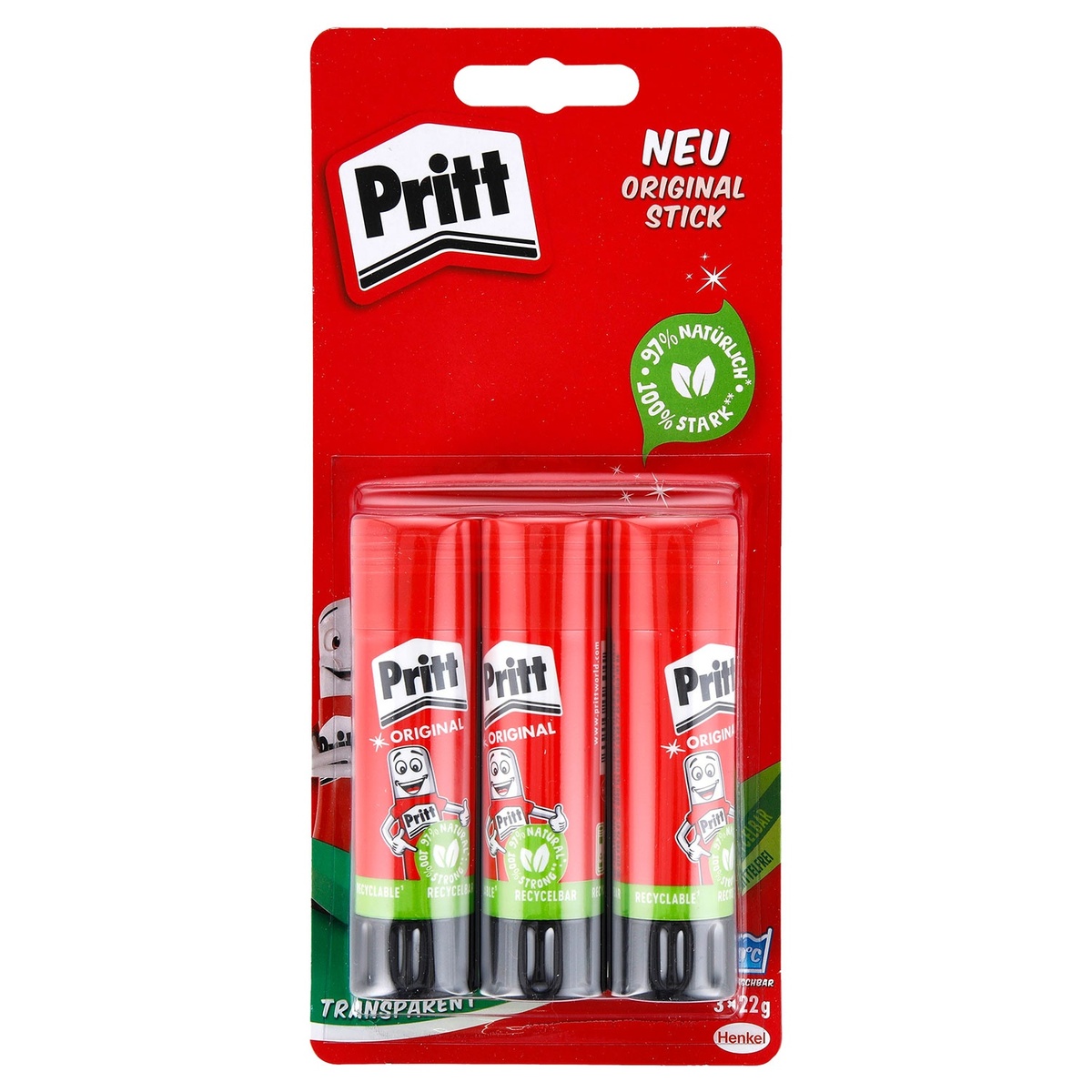 Bild 1 von PRITT®  Klebestifte 66 g, 3er-Set