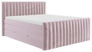 Boxspringbett Simon in Flieder ca. 160x200cm