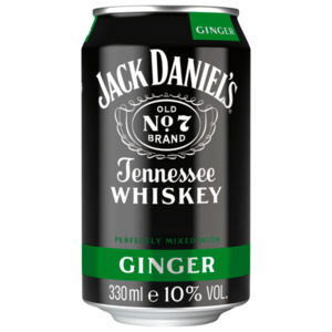 Jack Daniel's Whisky und Gingerale 0,33l
