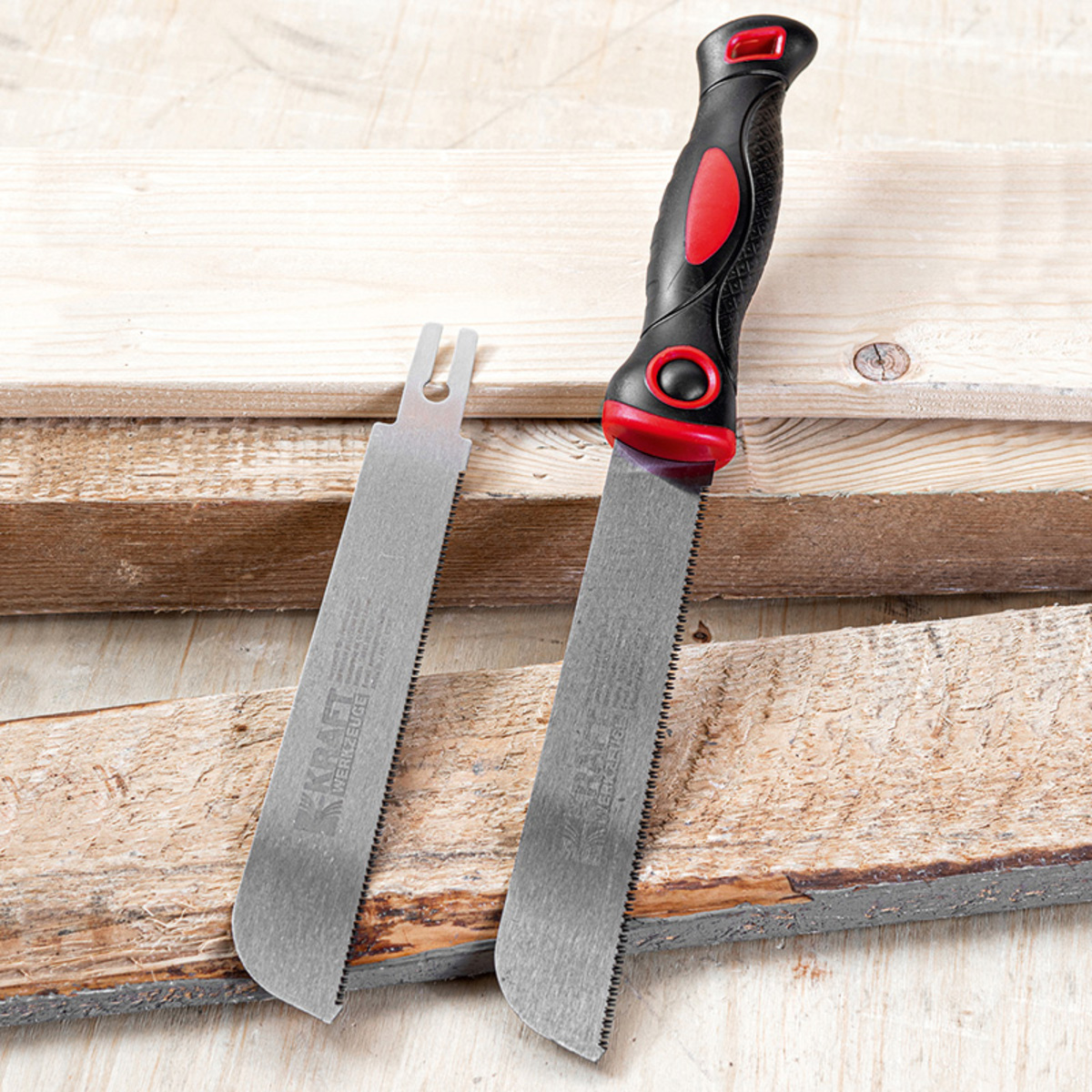 Bild 1 von Kraft Werkzeuge Japanzugsäge mit 2 Klingen