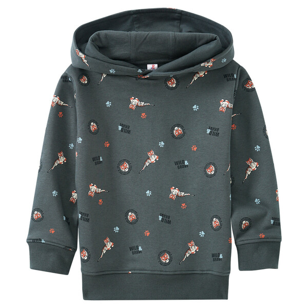 Bild 1 von Jungen Hoodie mit Tiger-Allover