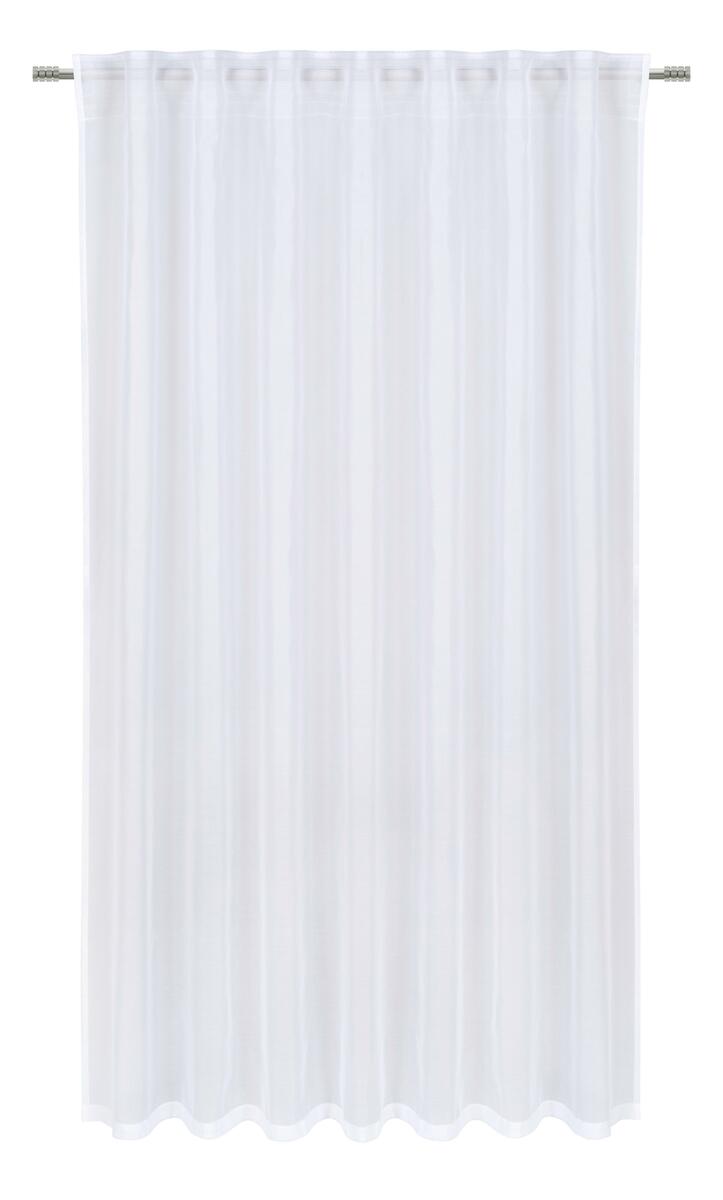 Bild 1 von Fertigvorhang Leo Transparent in Weiß ca. 140x175cm