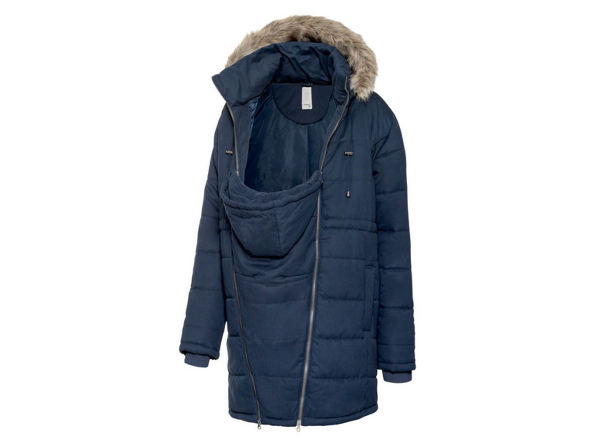 Bild 2 von ESMARA® Umstandsjacke Damen, mit Zippeinsatz, Kapuze