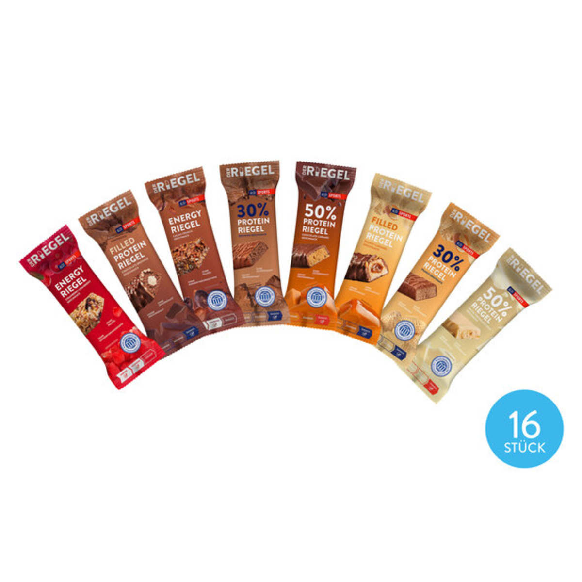 Bild 1 von Sport Riegel Mix, 16er Set (12 x 45 g + 4 x 40 g = 700 g)