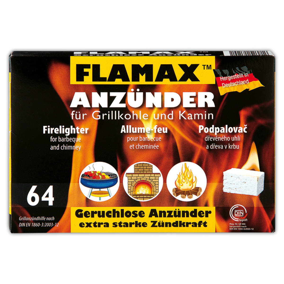 Bild 1 von Flamax Grillkohle- und Kamin-Anzünder