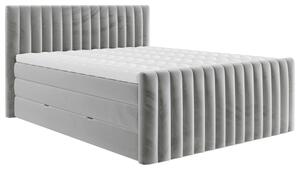 Boxspringbett Simon in Hellgrau ca. 180x200cm