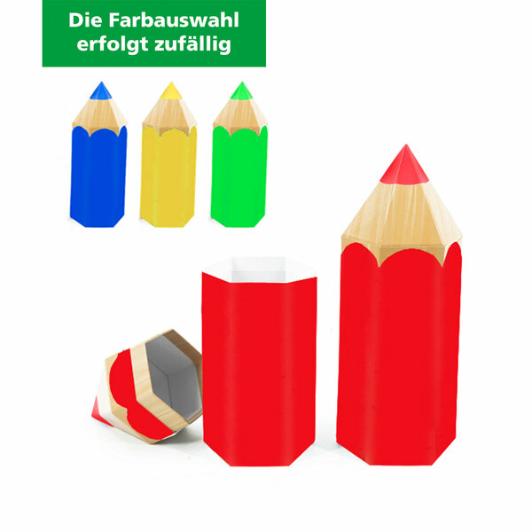 Bild 1 von Stiftbox aus Pappe 28 cm verschiedene Farben (Farbauswahl erfolgt zufällig)