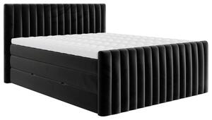 Boxspringbett Simon in Schwarz ca. 180x200cm