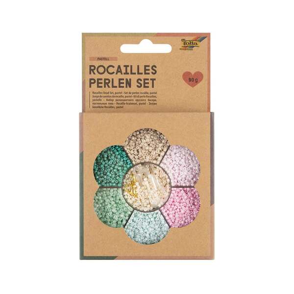 Bild 1 von Rocailles-Perlen-Set pastell 90 g