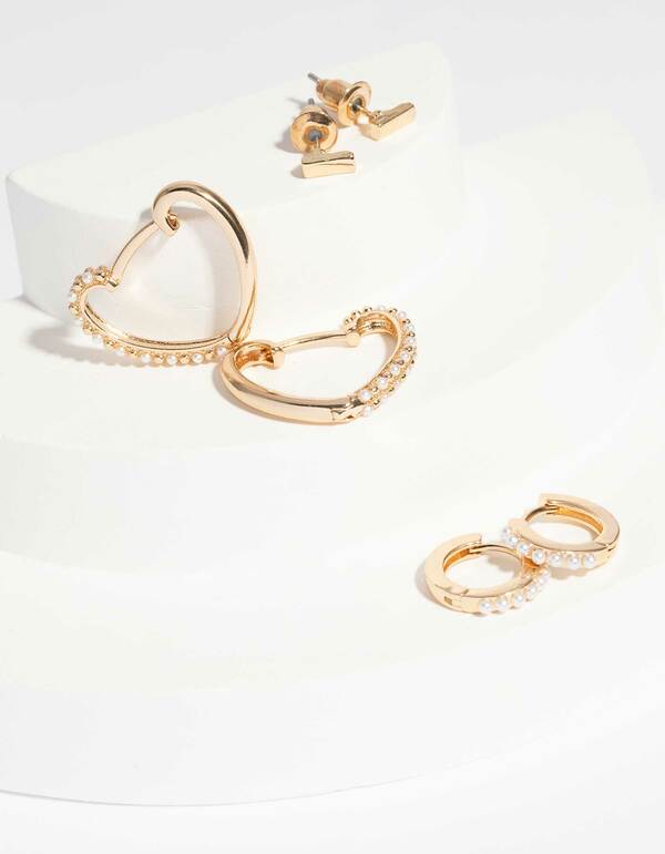 Bild 1 von Damen Ohrringe - 3er-Pack