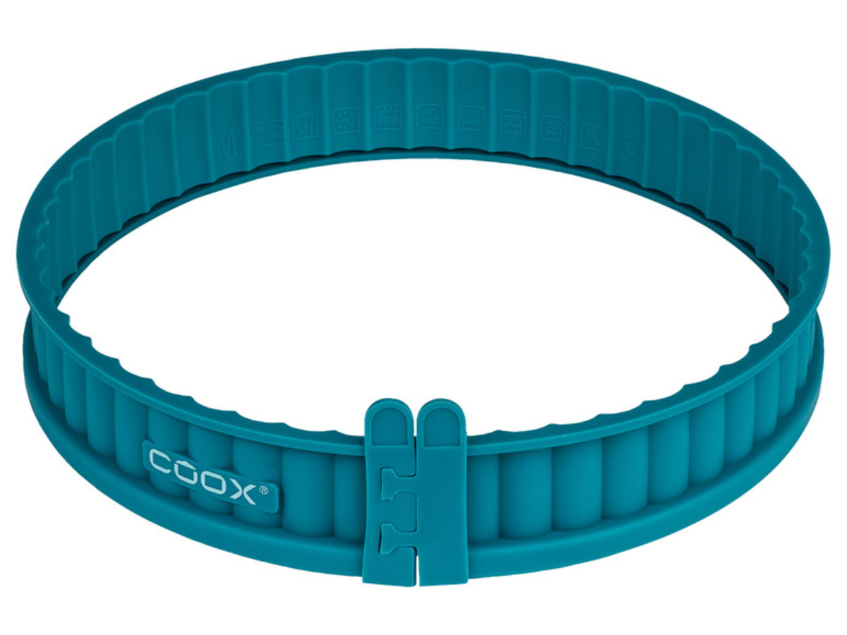 Bild 4 von Coox Silikon-Quicheform mit Glasboden, platzsparend