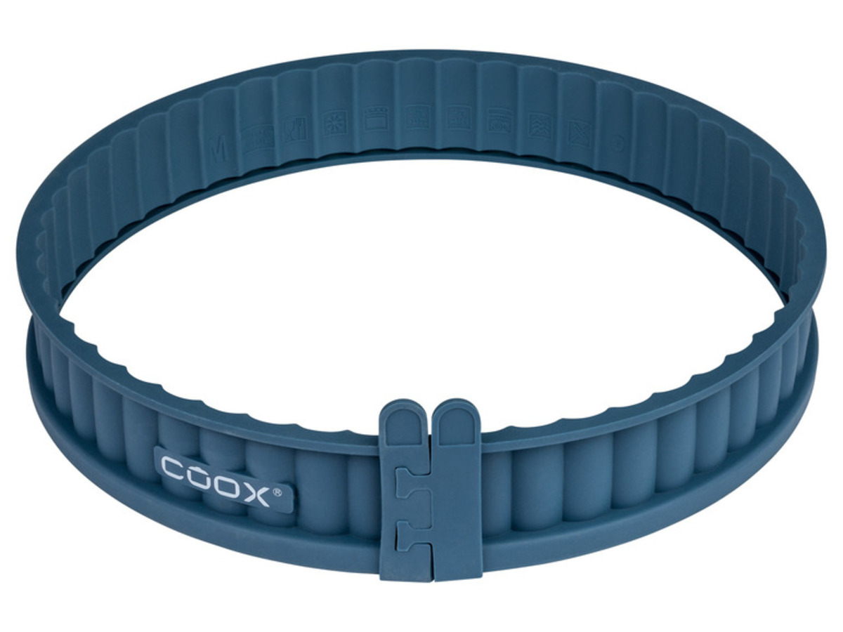 Bild 2 von Coox Silikon-Quicheform mit Glasboden, platzsparend