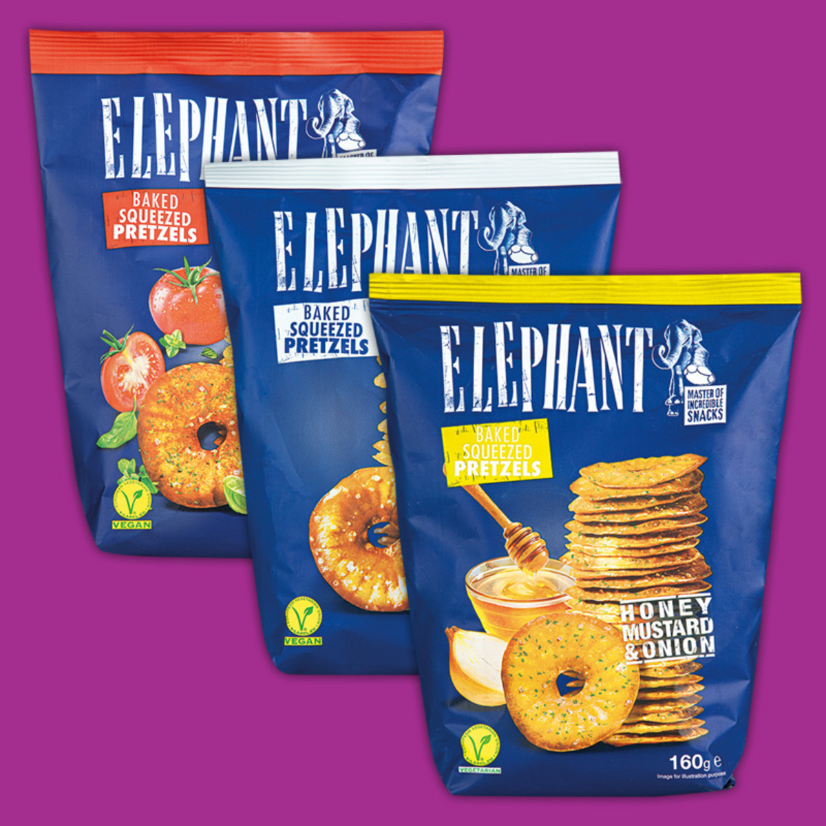 Bild 1 von Master of Incredible Snacks Elephant Laugengebäck