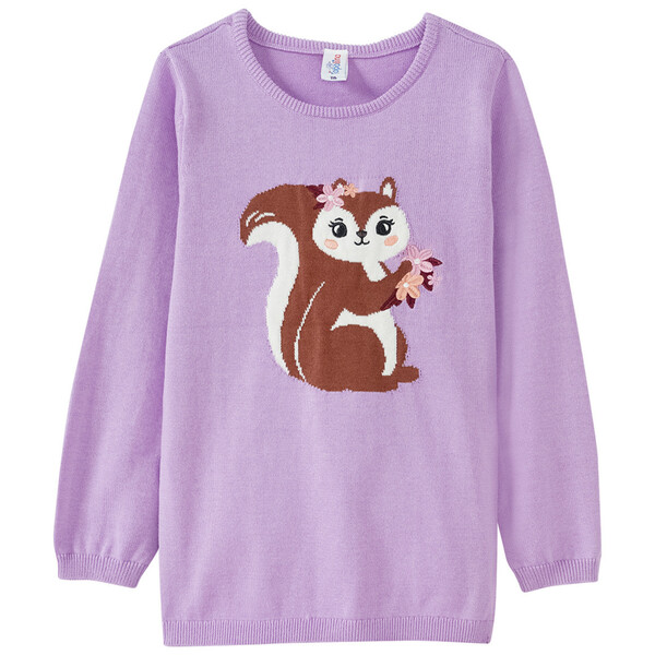 Melby Mädchen Pullover Mit Fleckenmuster - Bunt, Weich Für Den Alltag