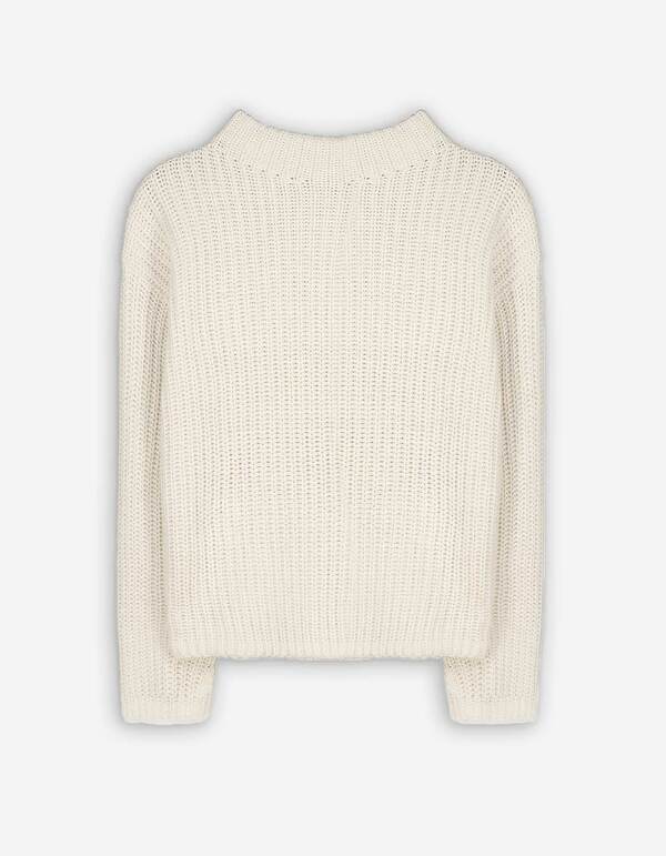 Bild 1 von Damen Strickpullover - Gerollte Abschlüsse