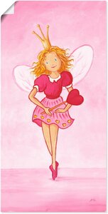 Artland Wandbild »Ballerina Josephina«, Geschichten & Märchen, (1 St.), als Alubild, Leinwandbild, Wandaufkleber oder Poster in versch. Größen