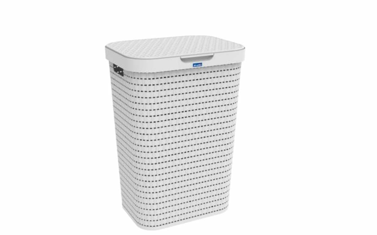Bild 1 von Wäschesammler Country weiß, 55 l