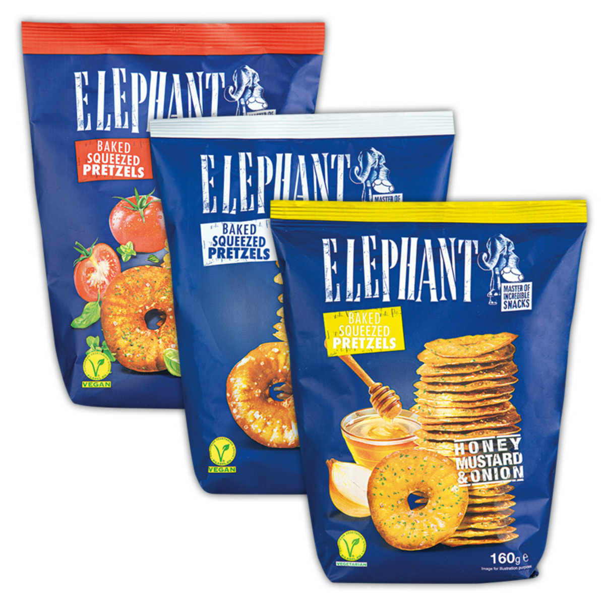 Bild 1 von Master of Incredible Snacks Elephant Laugengebäck