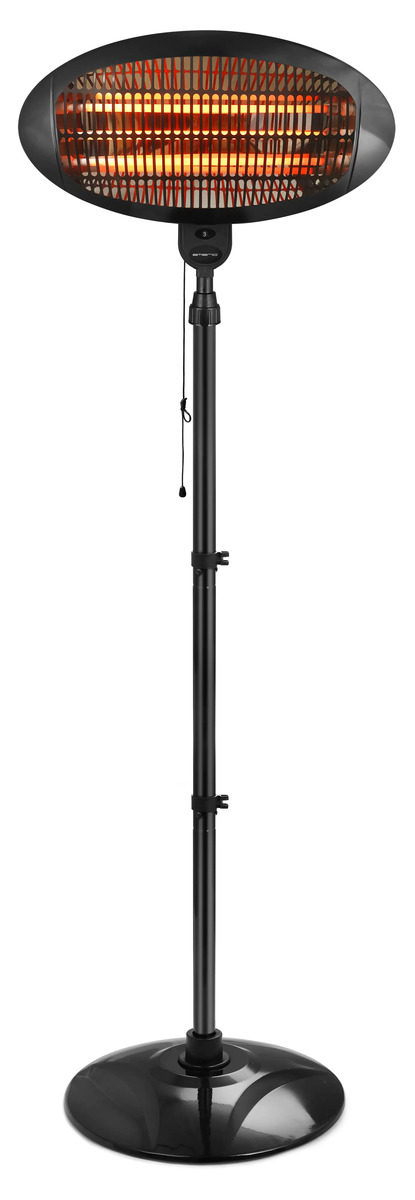 Bild 1 von Emerio Terrassenheizstrahler 2000 Watt, Höhe 1,80 - 2,10 m