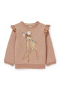 Bild 1 von C&A Bambi-Baby-Sweatshirt-gepunktet, Beige, Größe: 68