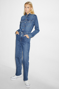 C&A CLOCKHOUSE-Jeans-Jumpsuit, Blau, Größe: 44