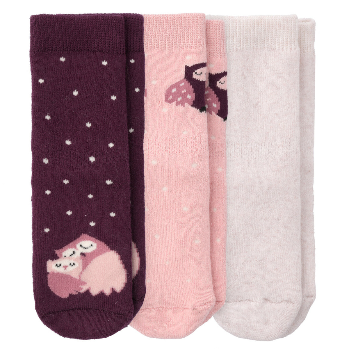 TECKI Baby Krabbelsocken Set - 3 Paar Socken + 3 Paar Knieschoner 12-36 Monate