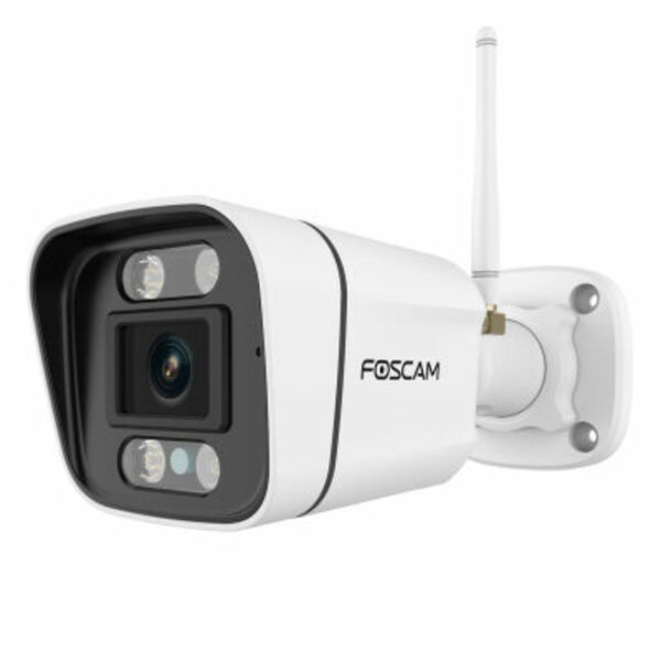 Bild 1 von Foscam V5P WLAN Überwachungskamera Weiß 5MP (3072x1728), Dual-Band WLAN, Integrierter Scheinwerfer und Sirene