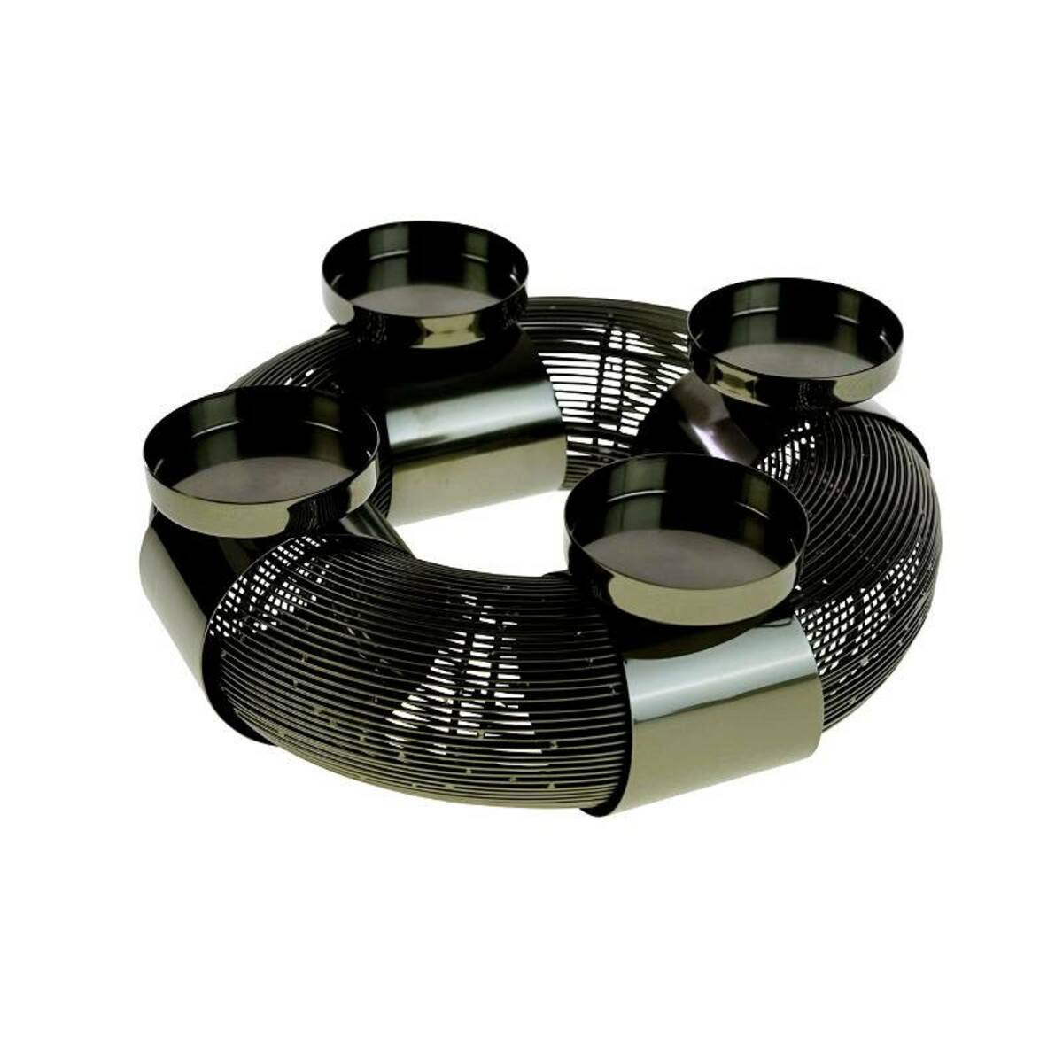 Bild 1 von Werner-Voß Kerzenleuchter schwarz, Edelstahl