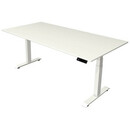 Bild 1 von Kerkmann Move 4 elektrisch höhenverstellbarer Schreibtisch weiß rechteckig, T-Fuß-Gestell weiß 200,0 x 100,0 cm
