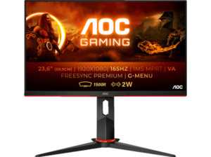 AOC C24G2AE 24 Zoll Full-HD Gaming Monitor (1 ms Reaktionszeit, 165 Hz)