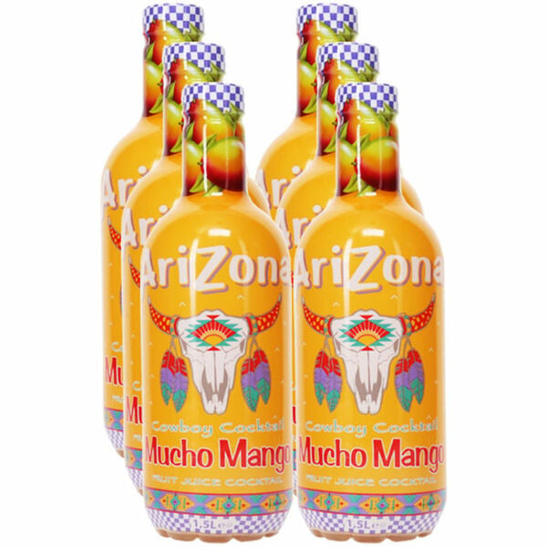 Bild 1 von AriZona Mucho Mango (EINWEG), 6er Pack zzgl. Pfand