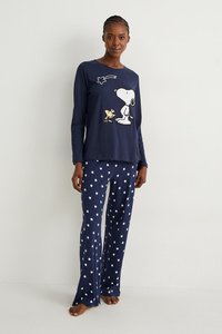 C&A Pyjama-Snoopy, Blau, Größe: XS