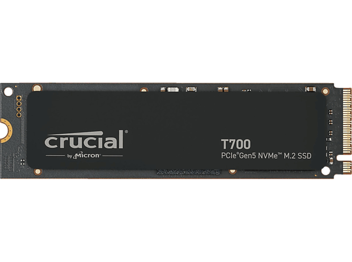 Bild 1 von CRUCIAL T700 PCIe Gen5 NVMe SSD, 2 TB SSD M.2 via NVMe, intern