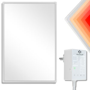 KESSER® Infrarotheizung Mit Thermostat Infrarotheizkörper Elektroheizung Infrarot Heizung Wandheizung - 28 unterschiedliche Routineprogramme , Heizkörper Heizpaneel