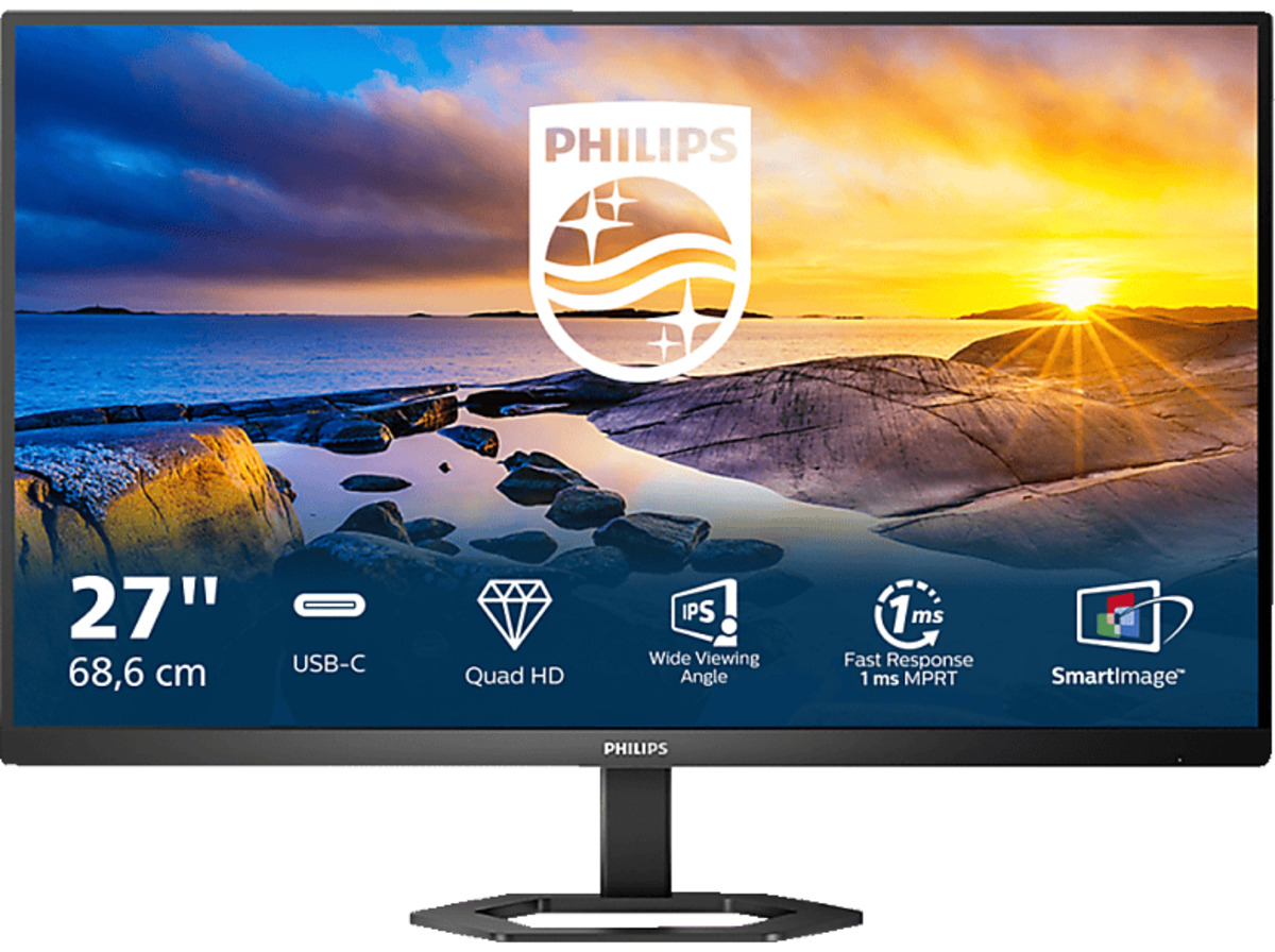 Bild 1 von PHILIPS 27E1N5600AE 27 Zoll WQHD Monitor (1 ms Reaktionszeit, 75 Hz)
