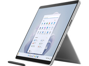 MICROSOFT Surface Pro 9 , 2-in-1 Tablet mit 13 Zoll Display, Intel® Core™ i7 Prozessor, 16 GB RAM, 256 SSD, Iris® Xe-Grafik Platin