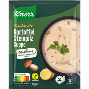 Knorr 4 x Kartoffel-Steinpilz Suppe