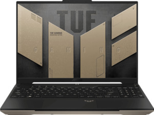 ASUS TUF Gaming A16 Advantage Edition FA617XS-N4004W, Notebook mit 16 Zoll Display, AMD Ryzen™ 9 Prozessor, GB RAM, 1 TB SSD, Radeon RX 7600S, Schwarz, Sand