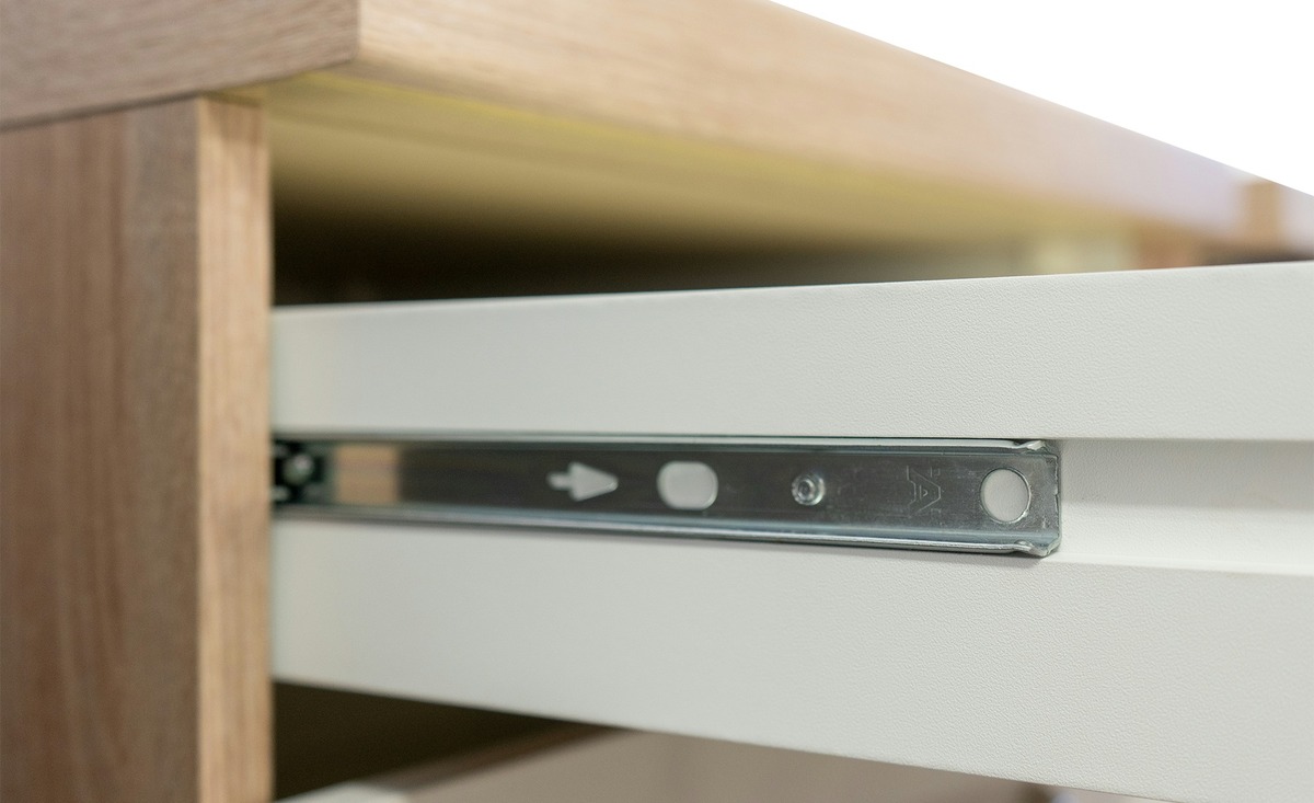 Bild 1 von Unterschrank  Mol weiß Maße (cm): B: 100 H: 100 T: 60 Küche