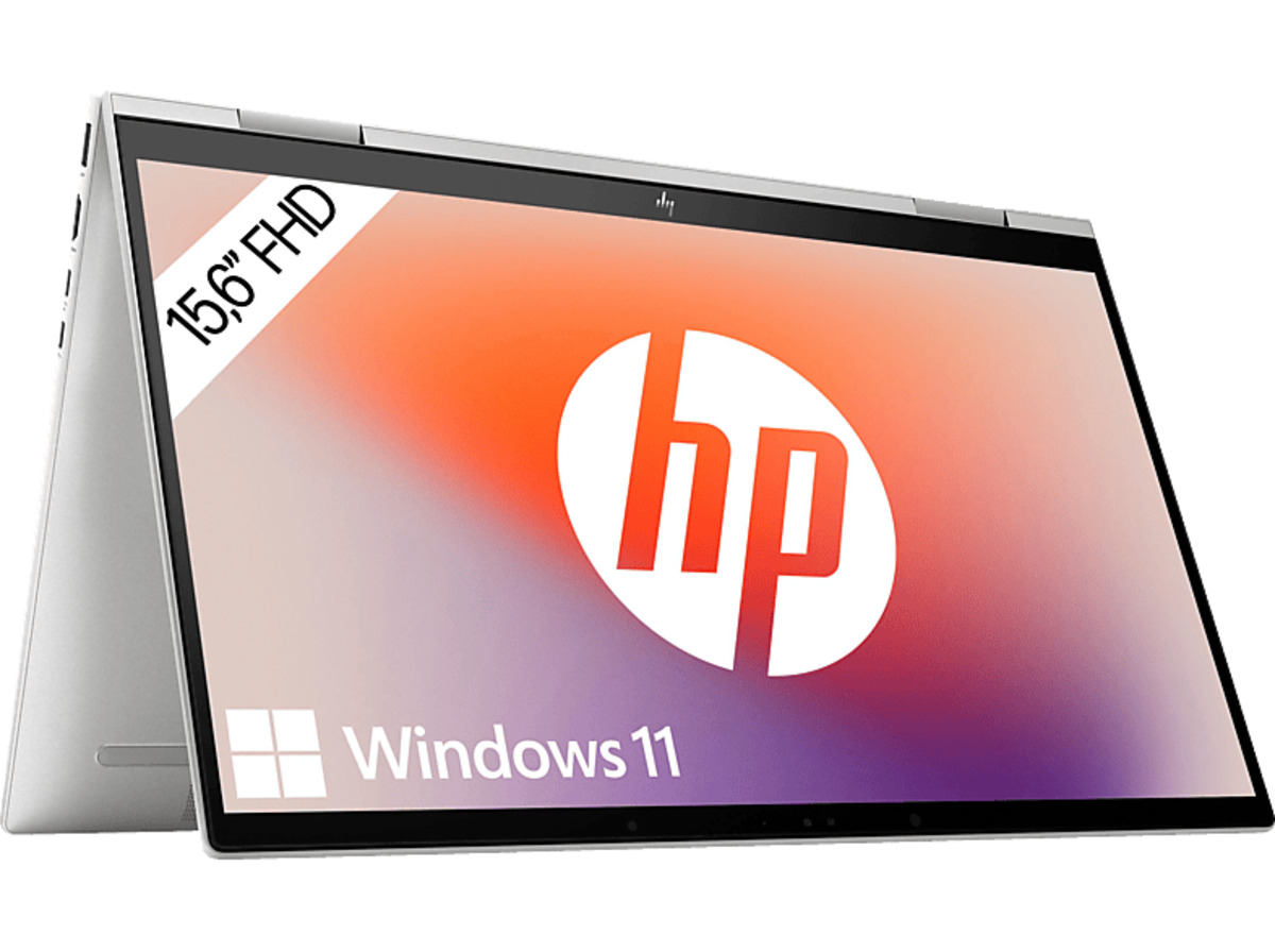 Bild 1 von HP ENVY x360 15-ew0355ng, Convertible mit 15,6 Zoll Display, Intel® Core™ i5 Prozessor, 16 GB RAM, 512 SSD, Intel Iris Xe Grafik, Silber