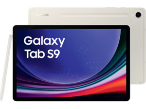 SAMSUNG Galaxy Tab S9, Tablet, 256 GB, 11 Zoll, Beige