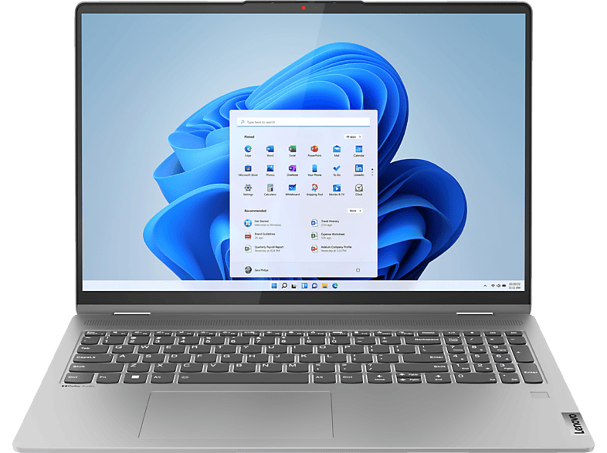 Bild 1 von LENOVO IdeaPad Flex 5, Convertible mit 16 Zoll Display, AMD Ryzen™ 7 Prozessor, GB RAM, 512 SSD, Radeon Grafik, Arctic Grey