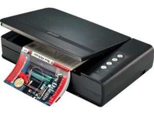 PLUSTEK OpticBook 4800 Buch-/ Flachbettscanner , bis zu 1.200 x 2.400 dpi, CCD