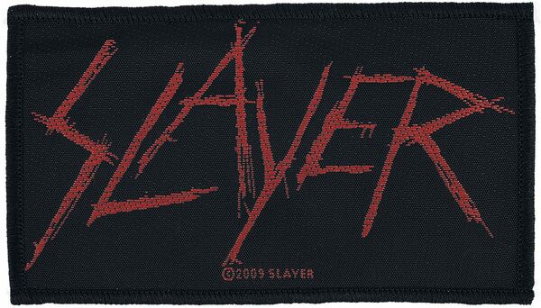 Bild 1 von Slayer Patch - Slayer Logo - schwarz/rot  - Lizenziertes Merchandise!