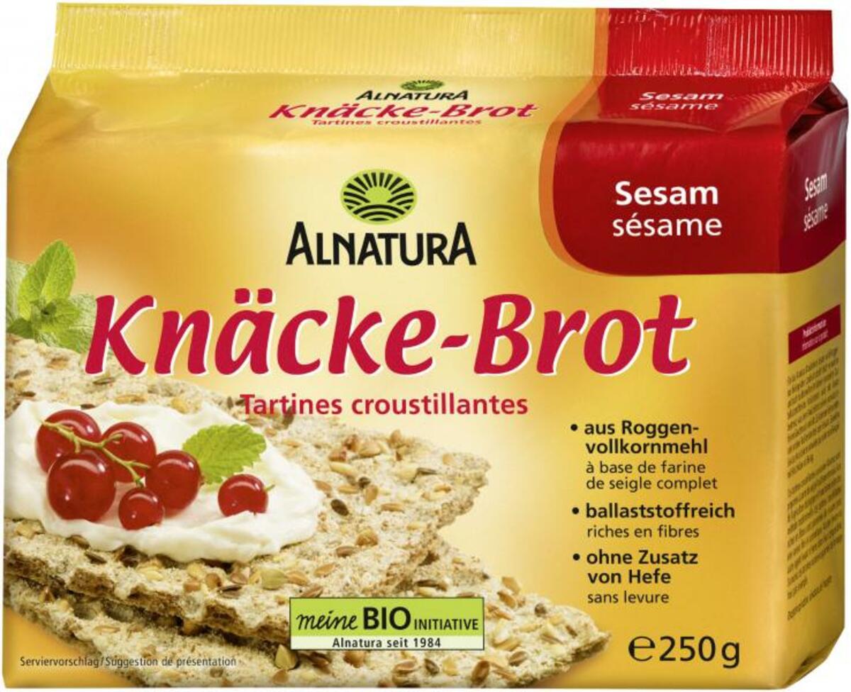 Bild 1 von Alnatura Knäcke-Brot Sesam