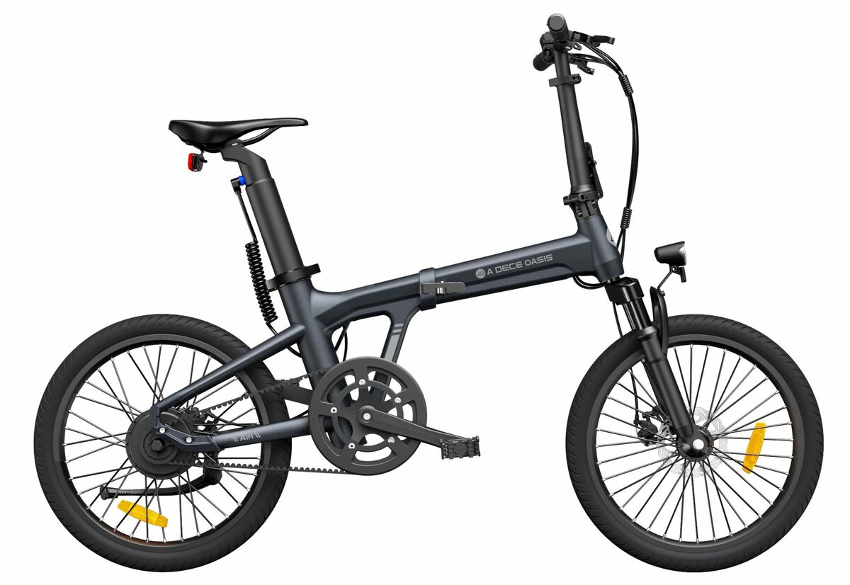 Bild 2 von ADO E-Bike 2× Air 20S E-Fahrrad Faltbar, klapprad Riemenantrieb,Citybike, 1 Gang, Hintermotor, +Fingerabdruck-Schloss, ebike Damen/Herren,StVZO mit Handyhalter