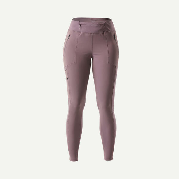 Bild 1 von Leggings Damen robust Backpacking - Travel 500 violett