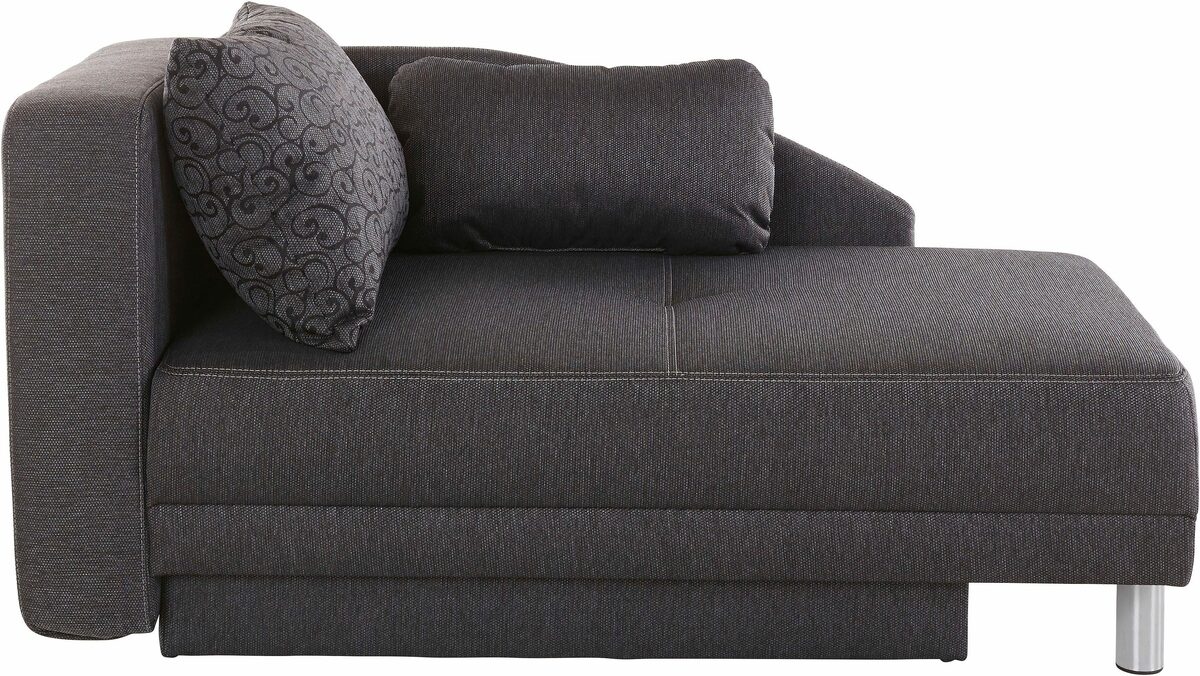 Bild 2 von Jockenhöfer Gruppe Recamiere Roy, Chaiselongue mit Bettfunktion und Bettkasten, inklusive Federkern